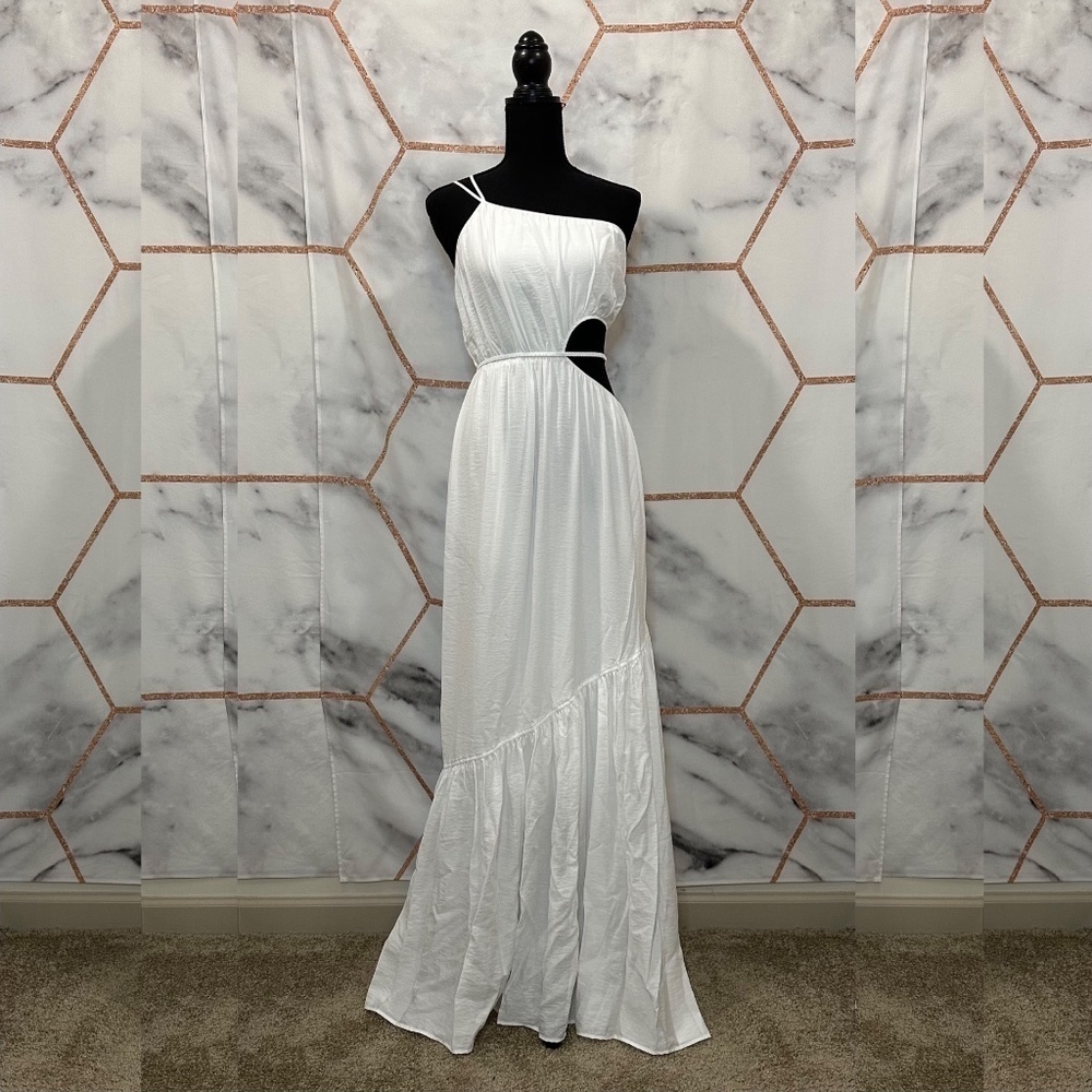 Jonathan Simkhai Yvonne One Shoulder Dress